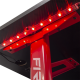 WHITE SHARK FIRE SHADOW RGB gamer asztal fekete/piros