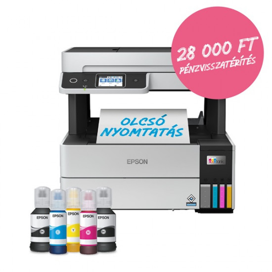 EPSON Tintasugaras nyomtató - EcoTank L6490 (A4, MFP, színes,4800x1200 DPI,37 lap/perc, duplex, ADF, USB/LAN/Wifi)