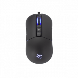 WHITE SHARK ARTHUR (GM-9005) gamer egér, 9D, fekete, 10000 dpi, RGB