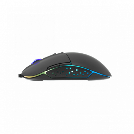 WHITE SHARK ARTHUR (GM-9005) gamer egér, 9D, fekete, 10000 dpi, RGB