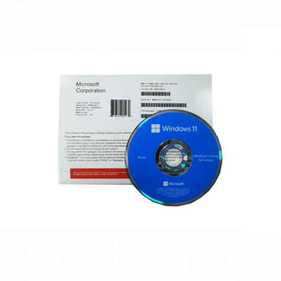 MICROSOFT Windows 11 Home 64Bit Hungarian 1pk DSP OEI DVD