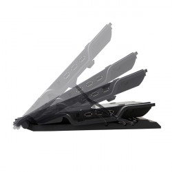 ZALMAN NB Hűtőpad + állvány Fekete, ZM-NS2000