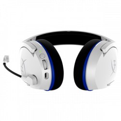 HP HYPERX vezeték nélküli gaming fejhallgató Cloud Stinger Core PS4/PS5 - fehér/kék