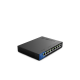 LINKSYS Switch LGS108P, 8x1000Mbps POE+ (8-Port Business Desktop Gigabit PoE+ Switch)