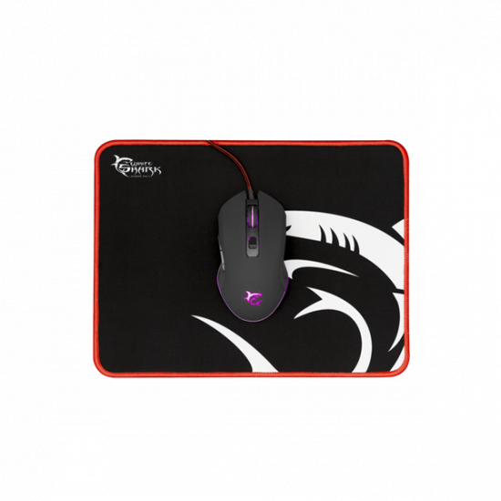 WHITE SHARK COMANCHE-3 gamer combo billetyűzet (magyar) + egér + fejhallgató + egérpad