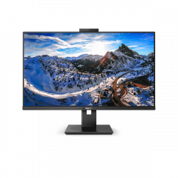 PHILIPS IPS monitor 31.5" 326P1H, 2560x1440, 16:9, 350cd/m2, 4ms, 2xHDMI/DP/USB-C/4xUSB/LAN, Pivot, hangszóró&webkamera
