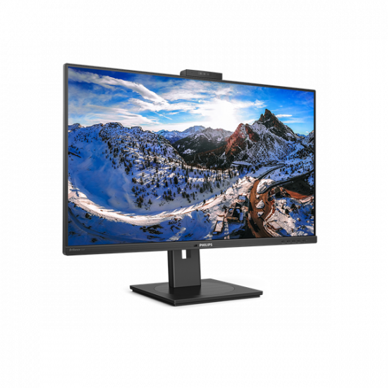 PHILIPS IPS monitor 31.5" 326P1H, 2560x1440, 16:9, 350cd/m2, 4ms, 2xHDMI/DP/USB-C/4xUSB/LAN, Pivot, hangszóró&webkamera