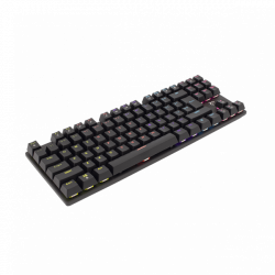 WHITE SHARK COMMANDOS mechanikus (red switch) gamer billentyűzet (magyar), fekete