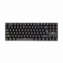 WHITE SHARK COMMANDOS mechanikus (red switch) gamer billentyűzet (magyar), fekete