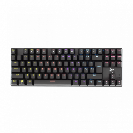 WHITE SHARK COMMANDOS mechanikus (red switch) gamer billentyűzet (magyar), fekete