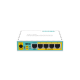 MIKROTIK Vezetékes Router RouterBOARD 5x100Mbps (POE out), Menedzselhető, Asztali - RB750UPR2