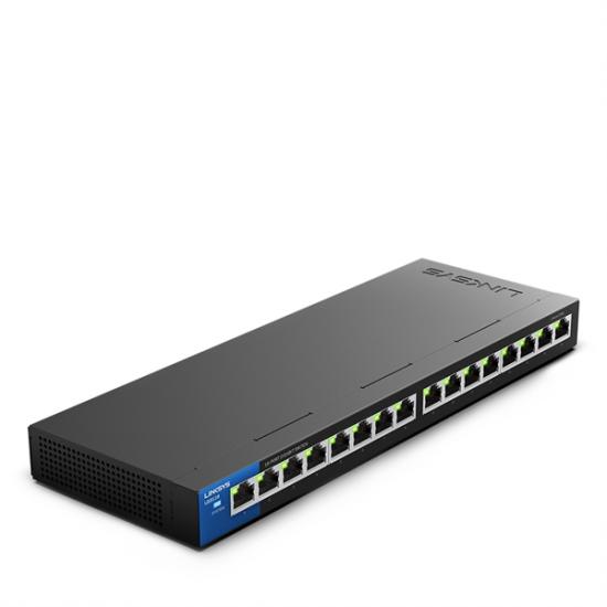 LINKSYS Switch LGS116, 16x1000Mbps (16-Port Business Desktop Gigabit  Switch)