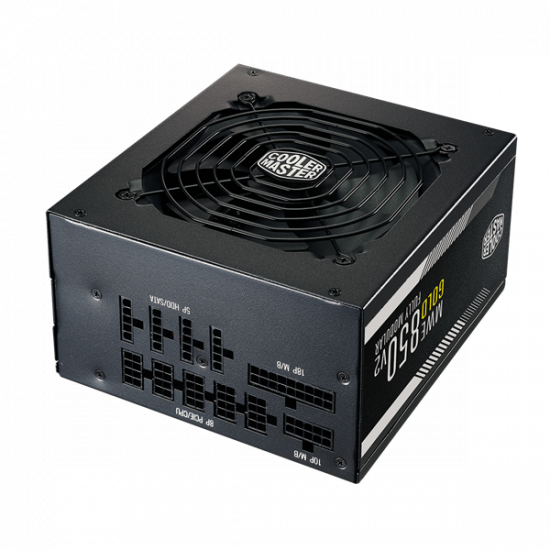 COOLER MASTER Tápegység Moduláris, MWE 850W, 12cm, 80+ Gold V2