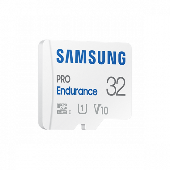 SAMSUNG Memóriakártya, PRO Endurance microSD kártya 32GB, CLASS 10, UHS-I (SDR104), + SD Adapter, R100/W30