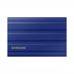 SAMSUNG Hordozható SSD T7 Shield, USB 3.2 Gen.2 (10Gbps), 1TB, Kék