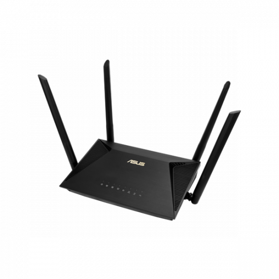 ASUS Wireless Router Dual Band AX1800 1xWAN(1000Mbps) + 3xLAN(1000Mbps) + 1xUSB, RT-AX1800U