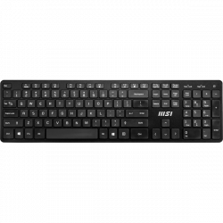 MSI ACCY Bill, RF1430  Vezetéknélküli billenytűzet + MA04W  Vezetéknélküli egér, Fekete