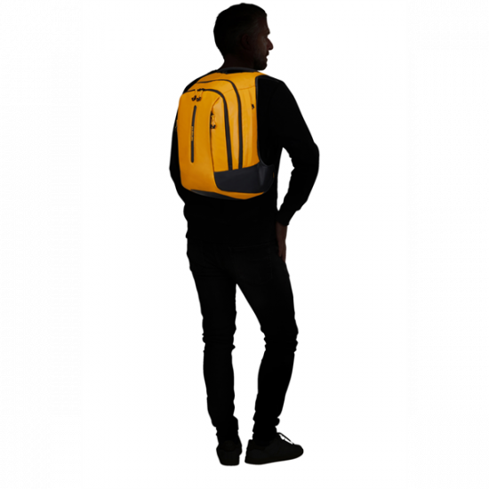 SAMSONITE Notebook hátizsák 140872-1924, LAPTOP BACKPACK L 17.3" (YELLOW) -ECODIVER