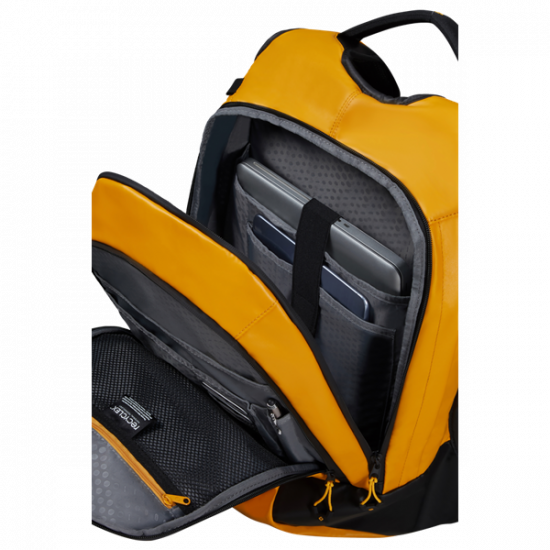SAMSONITE Notebook hátizsák 140872-1924, LAPTOP BACKPACK L 17.3" (YELLOW) -ECODIVER