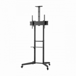 SBOX FS-401 Gurulós konzol, konferencia állvány, 32"-55", 600x400, max 50 kg