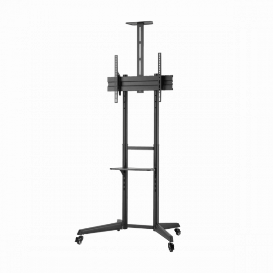 SBOX FS-401 Gurulós konzol, konferencia állvány, 32"-55", 600x400, max 50 kg