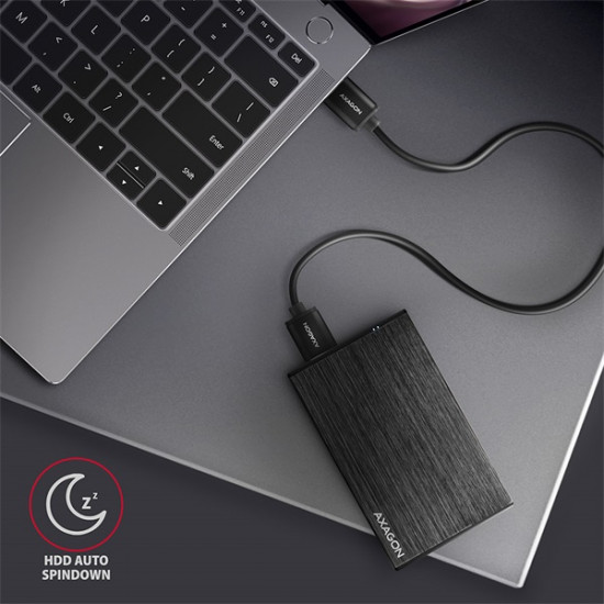 AXAGON EE25-XA6 Aline Box 2,5" USB 3.0 Külső HDD ház, fekete
