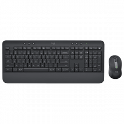 LOGITECH Billentyűzet + egér - MK650 Vezeték Nélküli Combo Grafitszürke, HUN