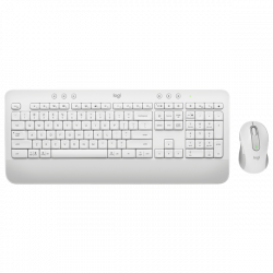 LOGITECH Billentyűzet + egér - MK650 Vezeték Nélküli Combo Piszkosfehér, HUN