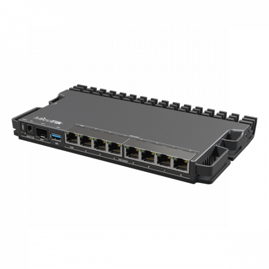 MIKROTIK Vezetékes Router RouterBOARD 7x1000Mbps + 1x2,5Gbit + 1x10Gbit SFP+, Rackes - RB5009UPR+S+IN