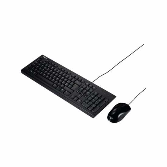 ASUS ACCY Egér+Bill U2000 Vezetékes Magyar, Fekete