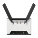 MIKROTIK Wireless Router DualBand, 4x1000Mbps+ 1x2,5Gbps, Chateau LTE18, 1xMicroSIM,Asztali -S53UG+5HaxD2HaxD-TC&EG18-EA