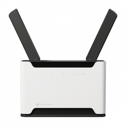 MIKROTIK Wireless Router DualBand, 4x1000Mbps+ 1x2,5Gbps, Chateau LTE18, 1xMicroSIM,Asztali -S53UG+5HaxD2HaxD-TC&EG18-EA