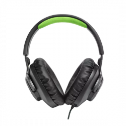 JBL Quantum 100X Console (Vezetékes, gaming fejhallgató levehető mikrofonnal), Fekete/Zöld