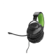 JBL Quantum 100X Console (Vezetékes, gaming fejhallgató levehető mikrofonnal), Fekete/Zöld