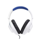 JBL Quantum 100P Console (Vezetékes, gaming fejhallgató levehető mikrofonnal), Fehér/Kék