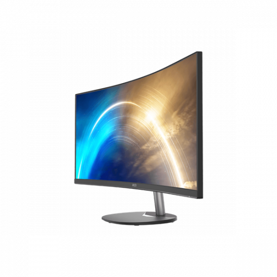 MSI Monitor Business PRO MP341CQ Ívelt 34" QHD, 3440x1440, 100Hz VA 21:9, 3000:1 CR, 300cd/m2, 4 ms, HDMI, DP, Black