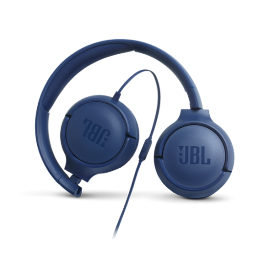 JBL Tune 500 (Vezetékes fejhallgató), Kék