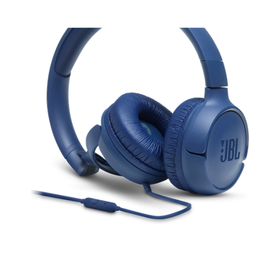 JBL Tune 500 (Vezetékes fejhallgató), Kék