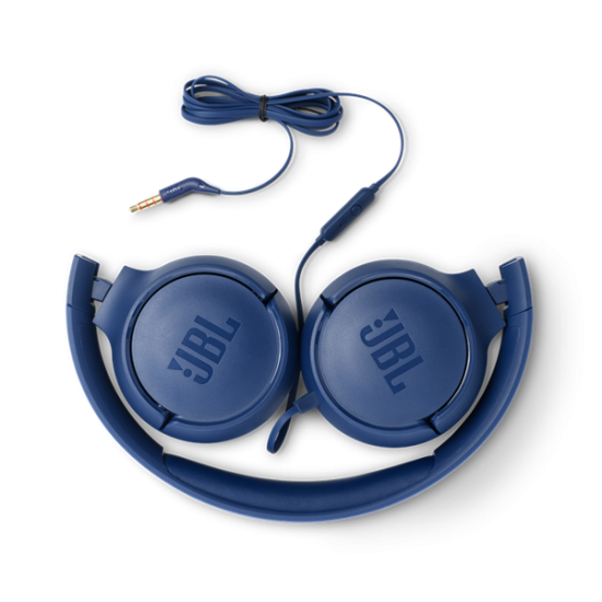 JBL Tune 500 (Vezetékes fejhallgató), Kék