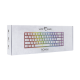 WHITE SHARK GK-2201W-US RONIN-W fehér membrán gamer billentyűzet (US)