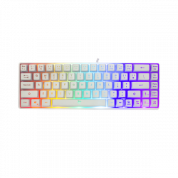 WHITE SHARK GK-2201W-US RONIN-W fehér membrán gamer billentyűzet (US)