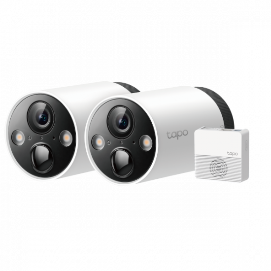 TP-LINK Wireless Kamera Cloud beltéri/kültéri éjjellátó, TAPO C420S2(2-PACK)