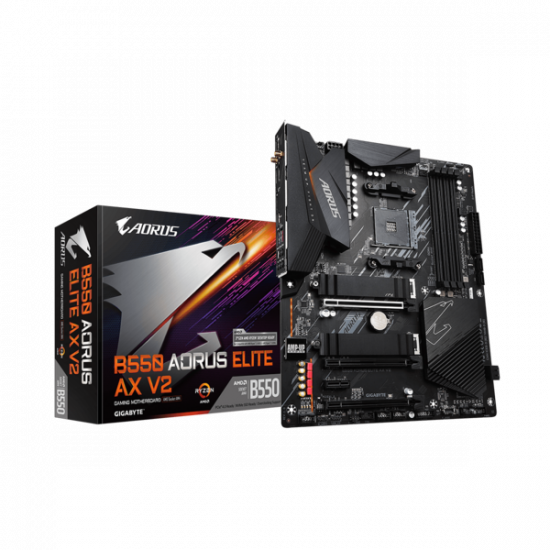 GIGABYTE Alaplap AM4 B550 AORUS ELITE AX V2 AMD B550, ATX