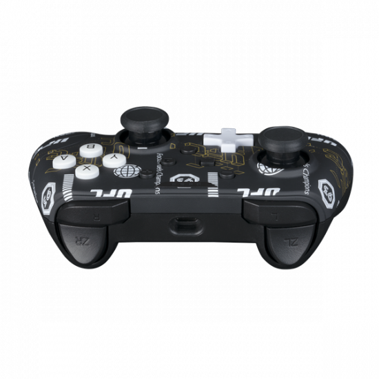 KONIX - UFC Nintendo Switch/PC Vezetékes kontroller, Fekete-Mintás