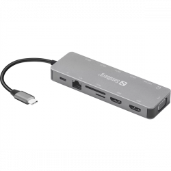 SANDBERG Dokkoló, USB-C 13-in-1 Travel Dock