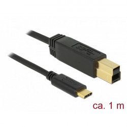 DELOCK kábel USB 10 Gbps Type-C > Type-B 1m
