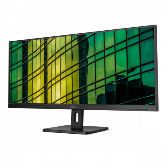 AOC monitor 34" U34E2M, 3440x1440, 21:9, 300cd/m2, 4ms, 2xHDMI/DisplayPort