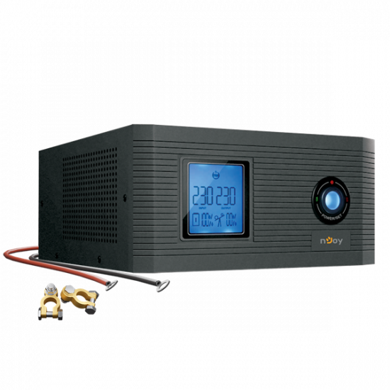 NJOY Szünetmentes Aira 1200, 1.2KVA/1KW, Line-Interactive, LCD display