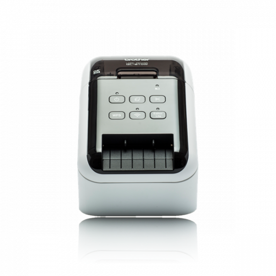 BROTHER Címkenyomtató QL-810WC, asztali, thermál, Fekete/Piros nyomtatás, 148 mm/mp, WiFi/USB, 300dpi, PTE Lite, DK