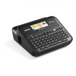 BROTHER címkenyomtató, PT-D610BTVP asztali, TZe szalag: 3,5-24mm, automatikus vágóegység, színes grafikus kijelző